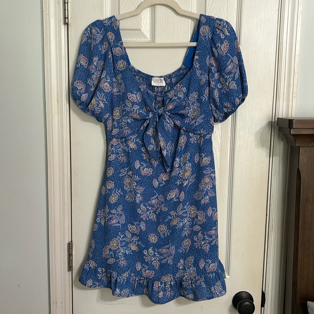 Blue floral dress from Marshall’s